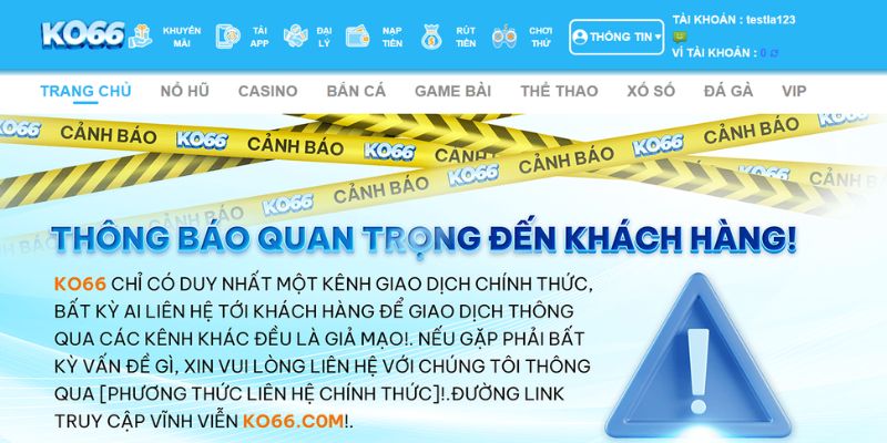 Giao dịch an toàn theo đúng quy định tham gia Ko66